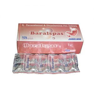 Paracetamol 500 Mg + Dicyclomine 20 Mg Tablets