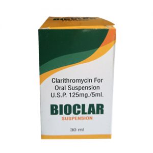 Clarithromycin For Oral Suspension Usp 125 Mg / 5 Mg