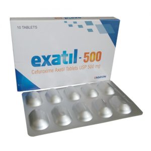 Cefuroxime Axetil Tablet Usp 500 Mg