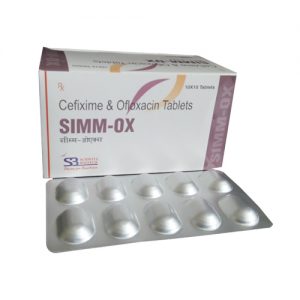 Cefixime 200 Mg + Ofloxacin 200 Mg Tablets